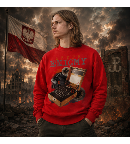 BLUZA Miś Szyfr Enigmy